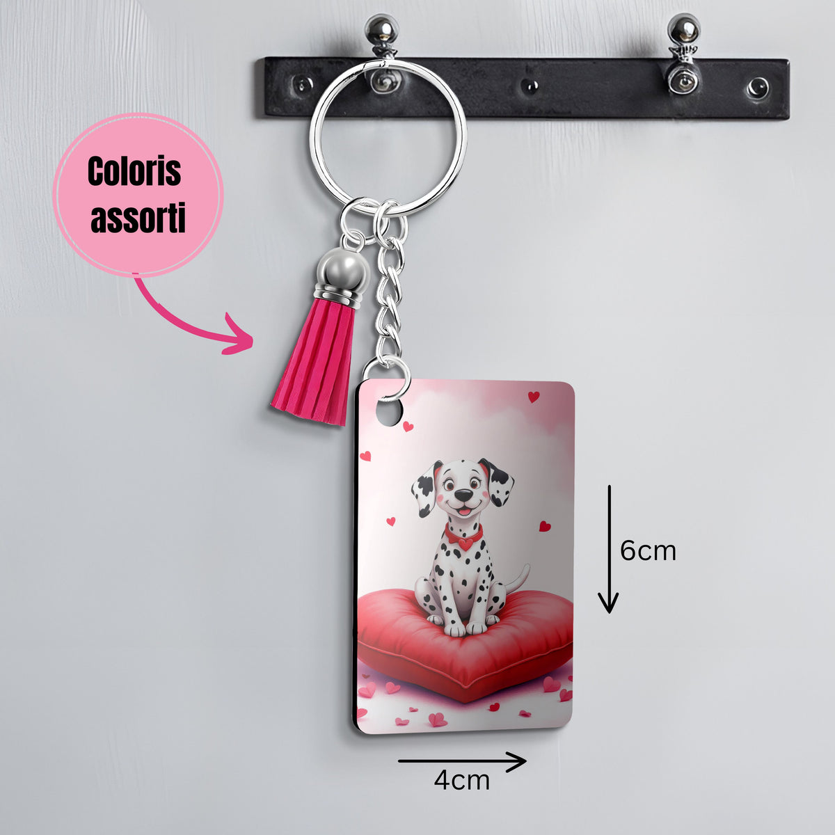 101 Dalmatiens - Porte Clé avec prénom St Valentin Porte-clés Disney Shop | Anylem Beauty
