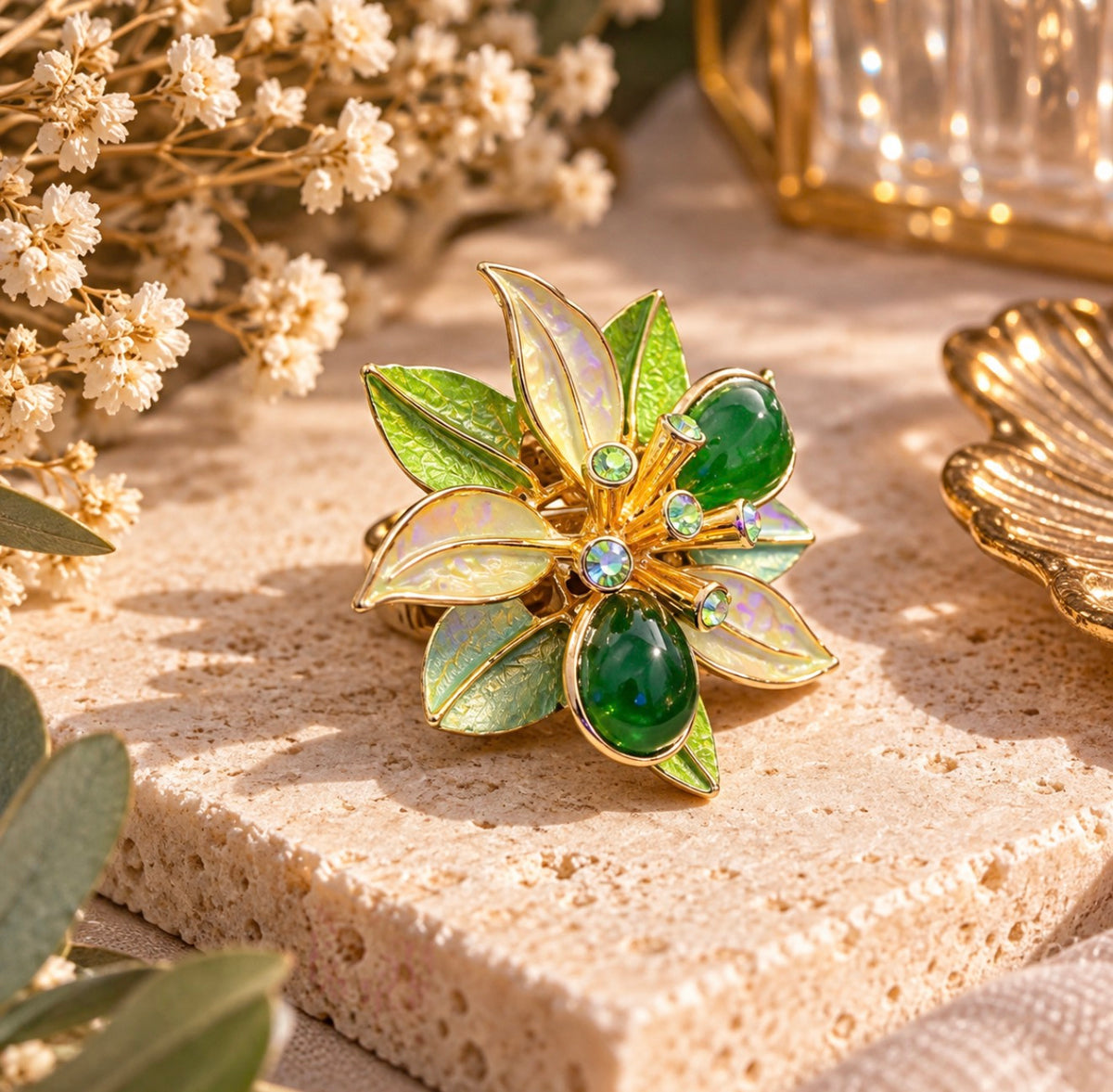 Bague - Fleur bonheur