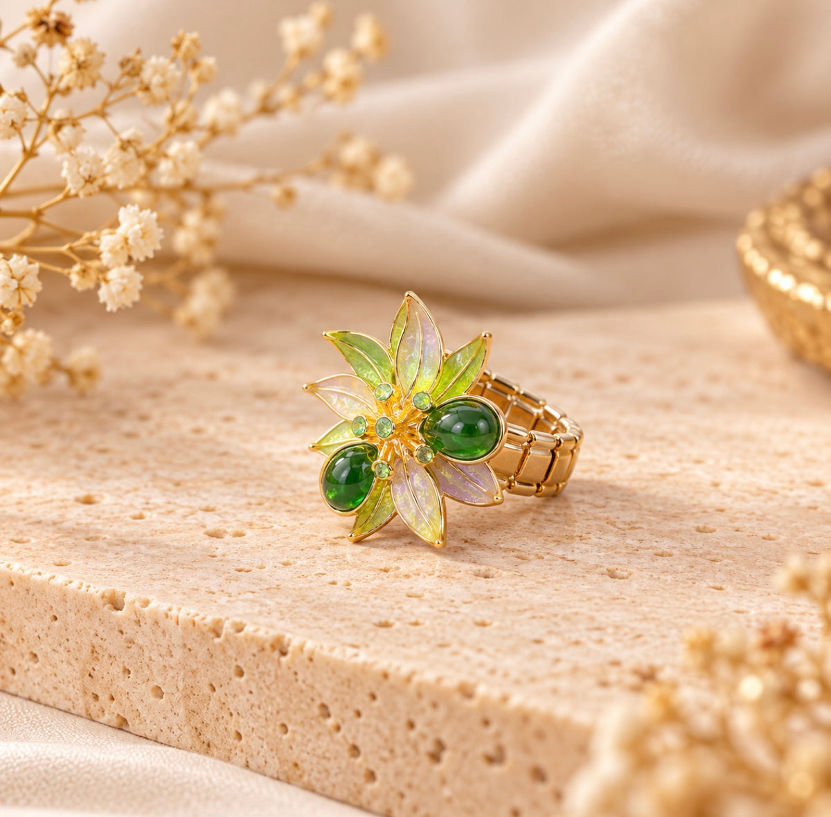 Bague - Fleur bonheur