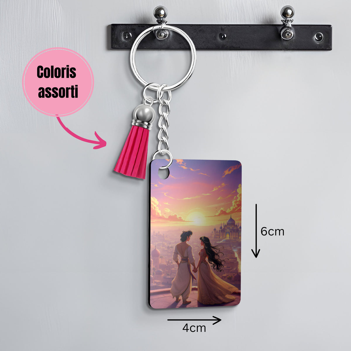 Aladdin - Porte Clé avec prénom | Féerique Porte-clés Disney Shop | Anylem Beauty