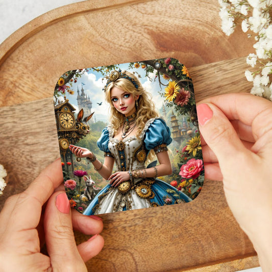Alice - Dessous de verre | Steampunk Dessous de verres Disney Shop | Anylem Beauty
