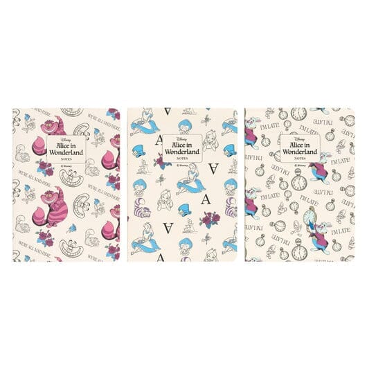 Alice - Pack de 3 carnets de notes A6 Carnets et bloc-notes Erik