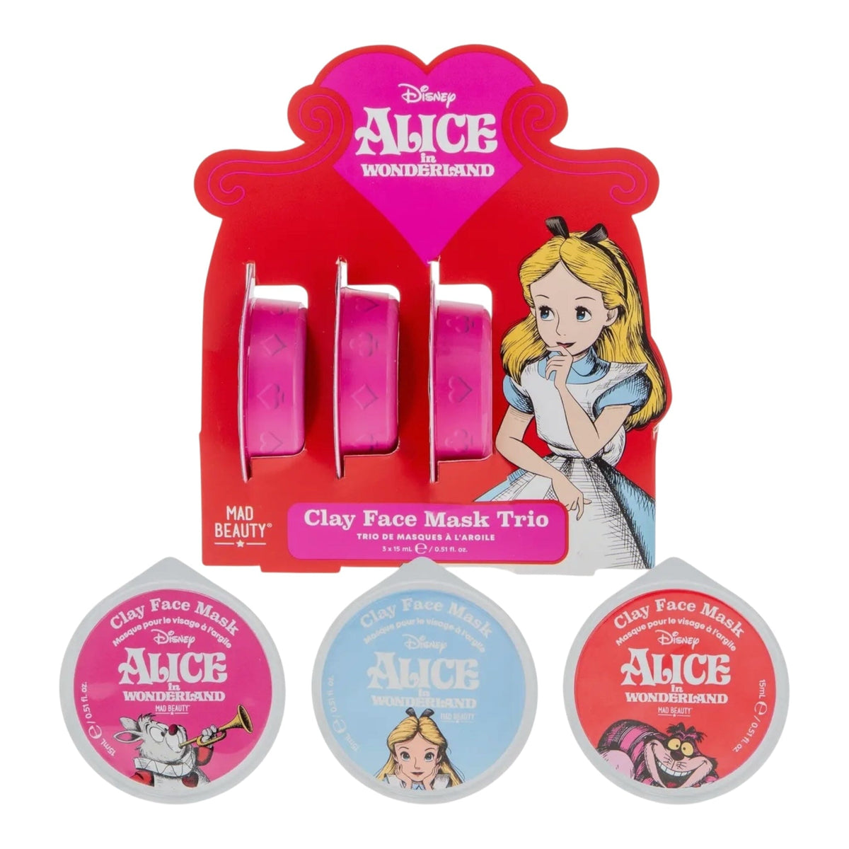 Alice - Trio masques à l’argile Masques Visage Disney Shop | Anylem Beauty