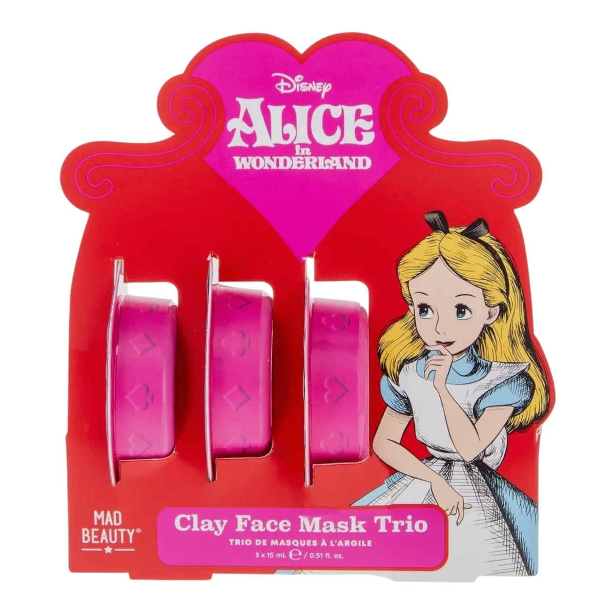Alice - Trio masques à l’argile Masques Visage Disney Shop | Anylem Beauty