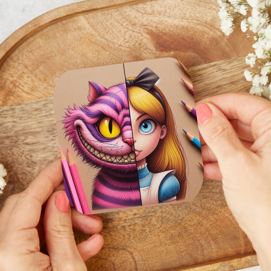 Alice x Cheschire - Dessous de verre Dessous de verres Disney Shop | Anylem Beauty