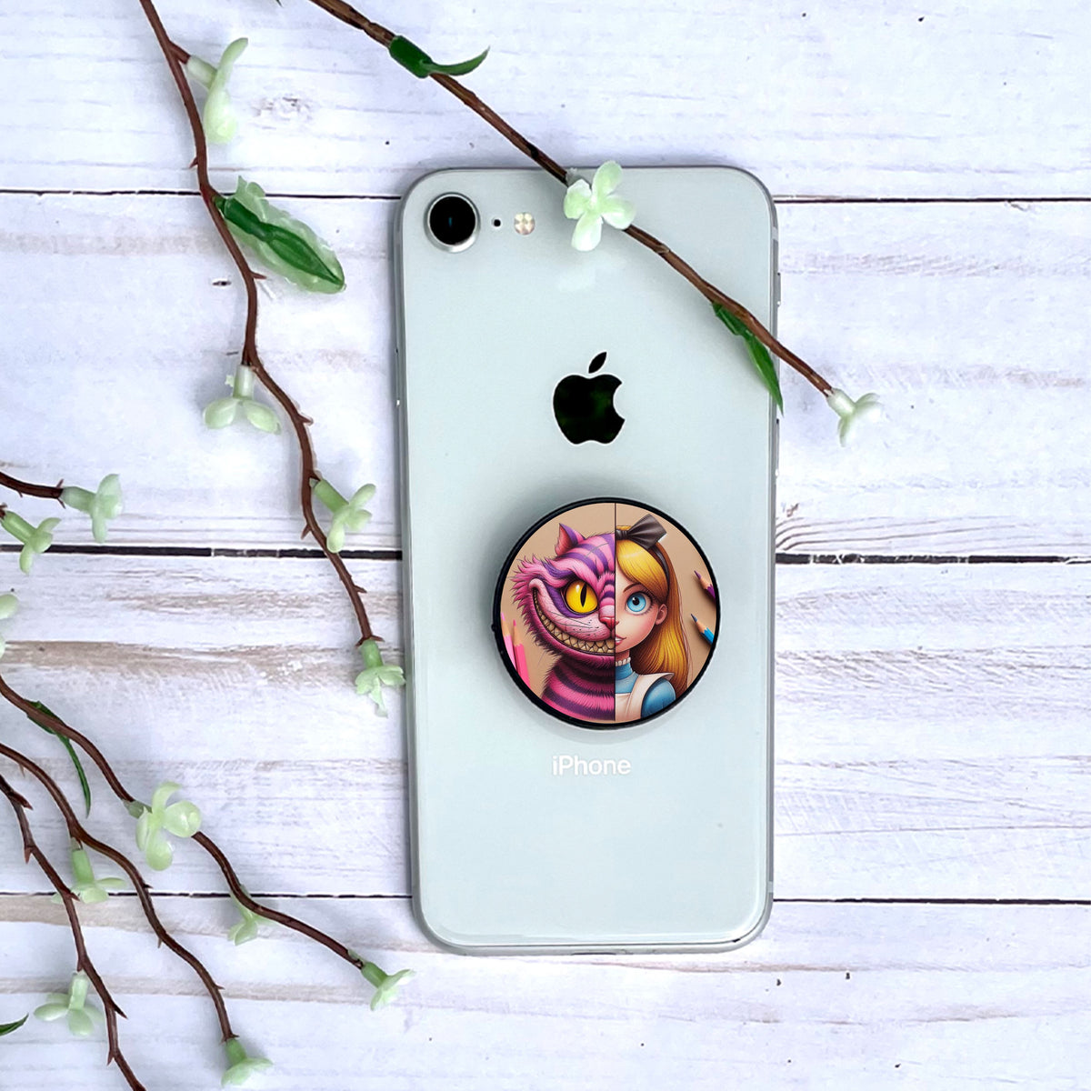 Alice x Cheschire - Phone Grip Phone Grip Disney Shop | Anylem Beauty