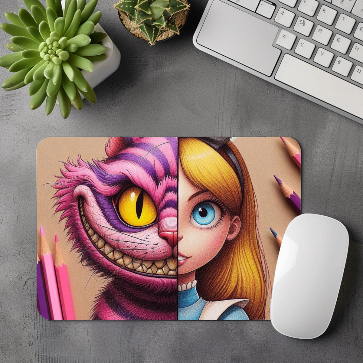 Alice x Cheschire - Tapis de souris Tapis de souris Disney Shop | Anylem Beauty