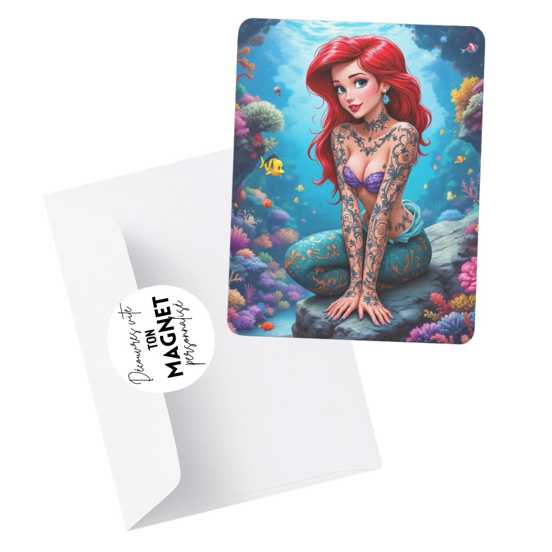 Ariel - Magnet | Tatouage Magnet Disney Shop | Anylem Beauty