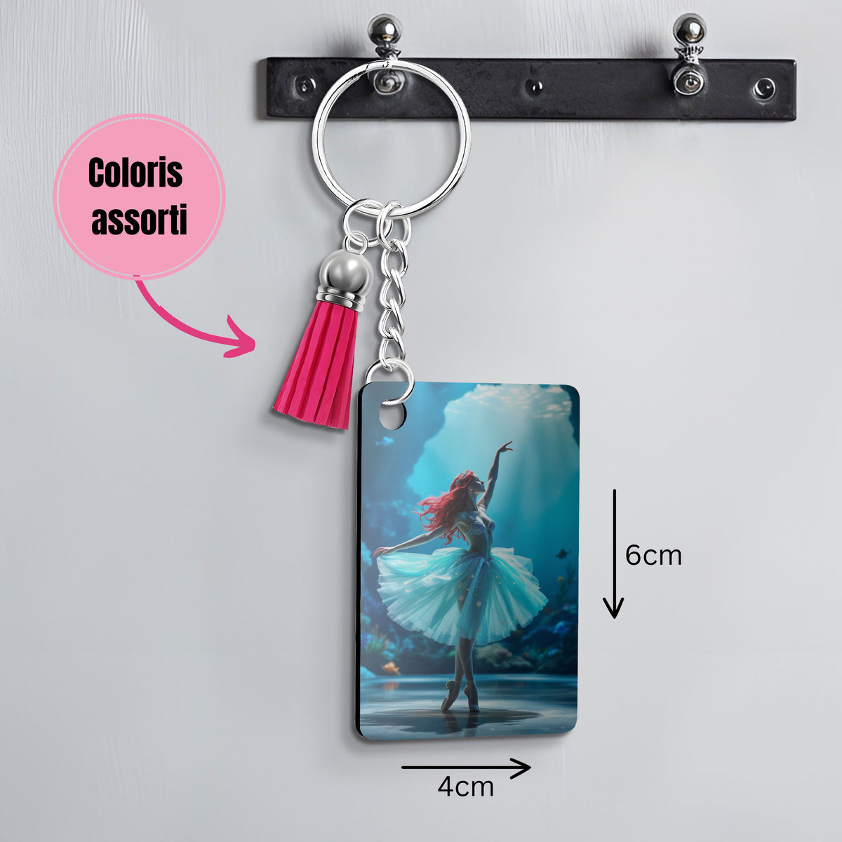 Ariel - Personnalisation | Danseuse Personnalisation Disney Shop | Anylem Beauty Porte clé