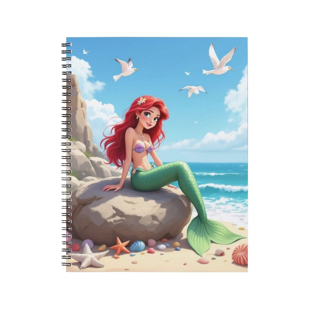Ariel - Personnalisation | Plage Personnalisation Disney Shop | Anylem Beauty Carnet de notes A5
