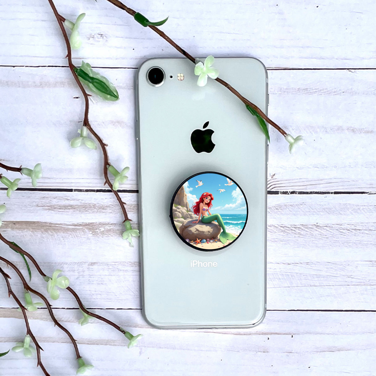 Ariel - Personnalisation | Plage Personnalisation Disney Shop | Anylem Beauty Phone grip