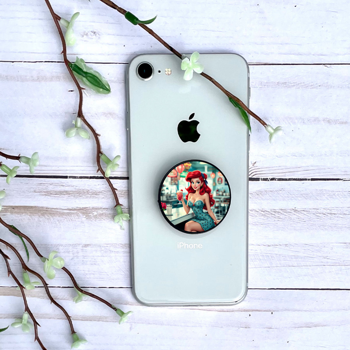 Ariel - Phone Grip | Rockabilly Phone Grip Disney Shop | Anylem Beauty