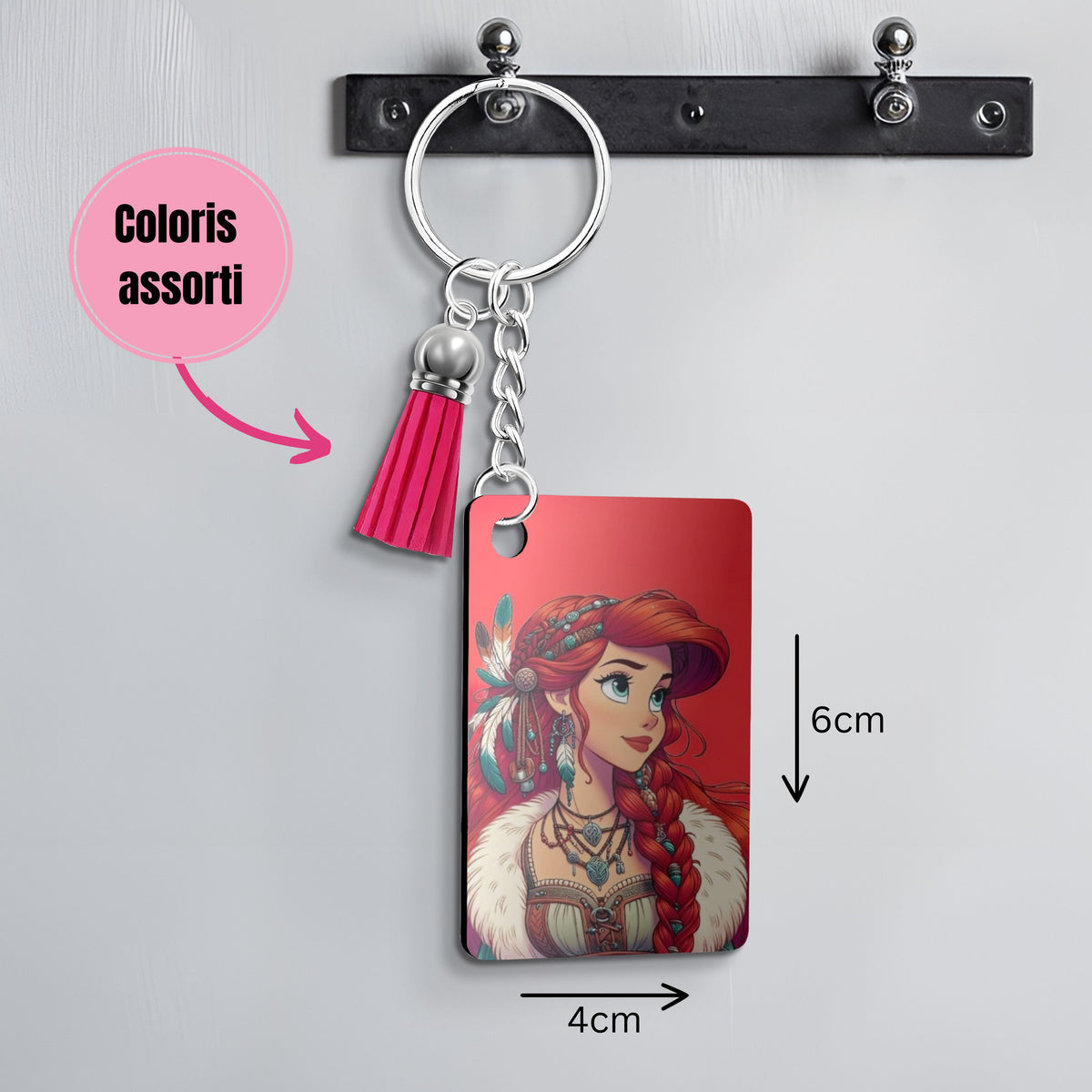 Ariel - Porte Clé avec prénom | Viking Porte-clés Disney Shop | Anylem Beauty