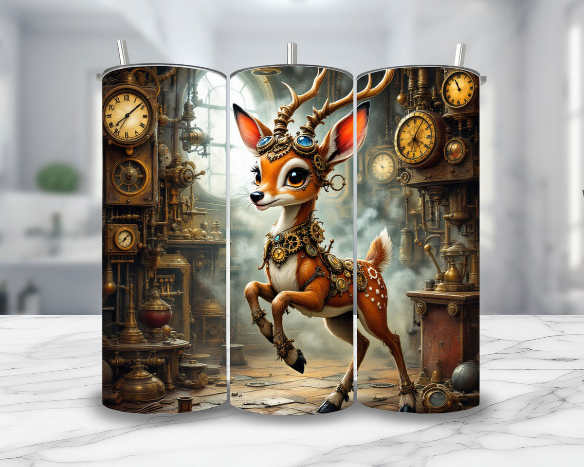 Bambi - Thermos en acier inoxydable 600ml | Steampunk Thermos inoxydable Disney Shop | Anylem Beauty