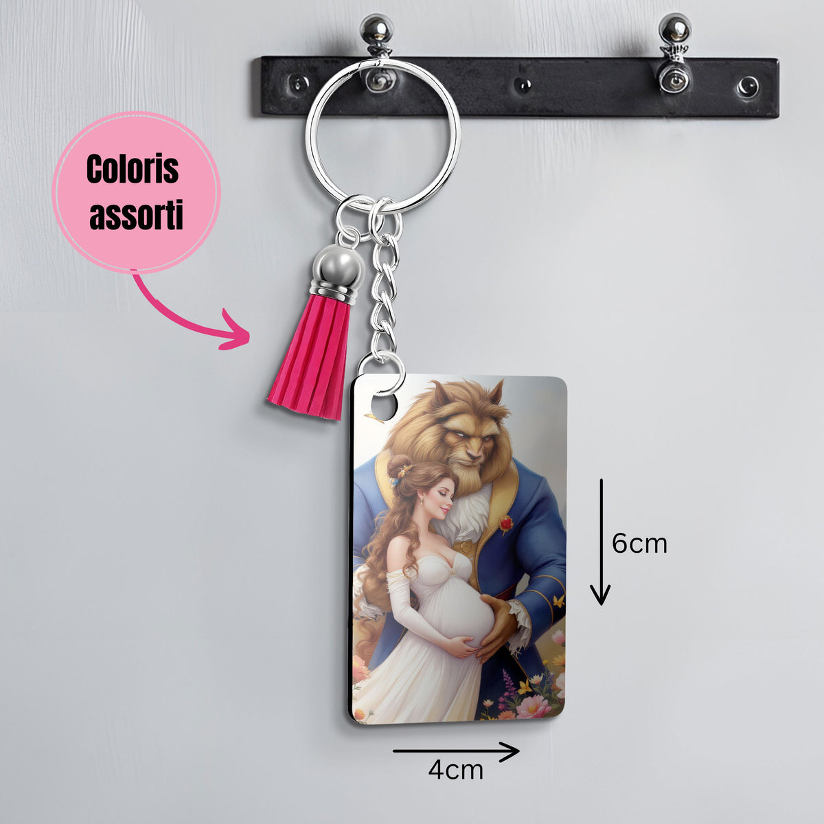 Belle & la Bête - Porte Clé | Grossesse Porte-clés Disney Shop | Anylem Beauty