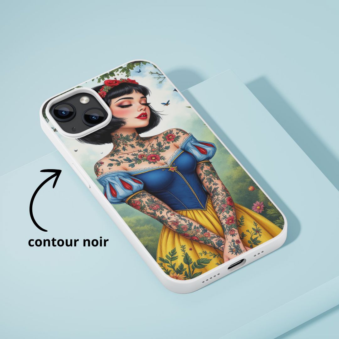 Blanche Neige - Coque de téléphone | Tatouages Coque de téléphone Disney Shop | Anylem Beauty