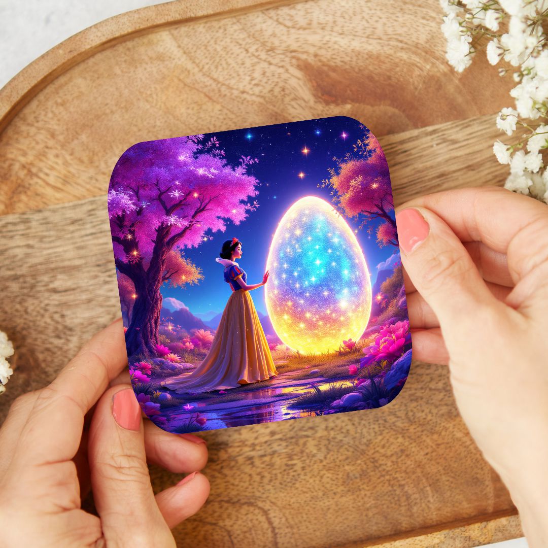 Blanche Neige - Dessous de verre | Pâques Dessous de verres Disney Shop | Anylem Beauty