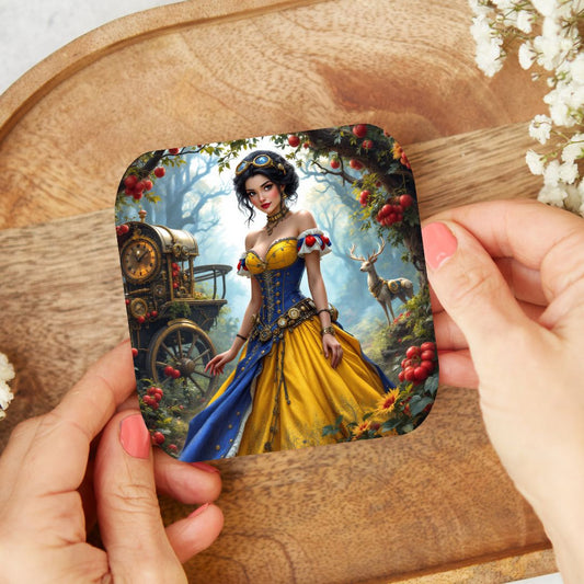 Blanche Neige - Dessous de verre | Steampunk Dessous de verres Disney Shop | Anylem Beauty