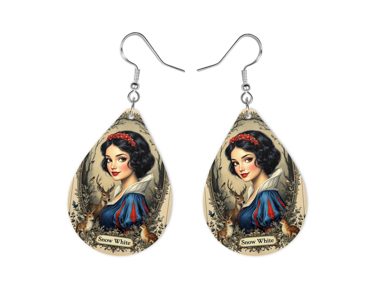 Blanche Neige - Personnalisation | Vintage Personnalisation Disney Shop | Anylem Beauty Boucle d’oreilles