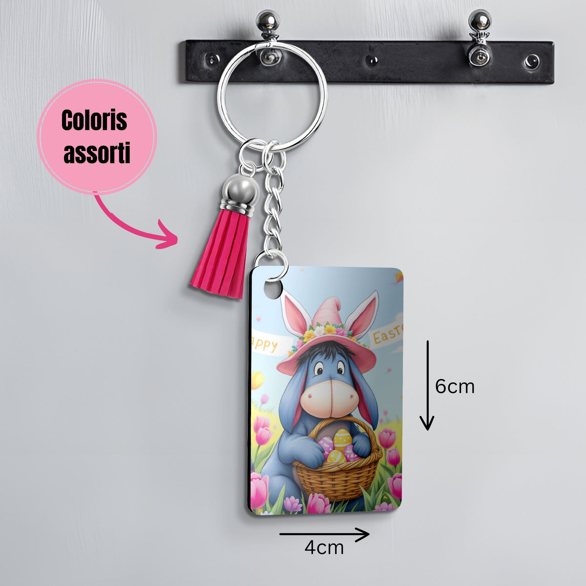 Bourriquet - Porte Clé avec prénom | Pâques Porte-clés Disney Shop | Anylem Beauty