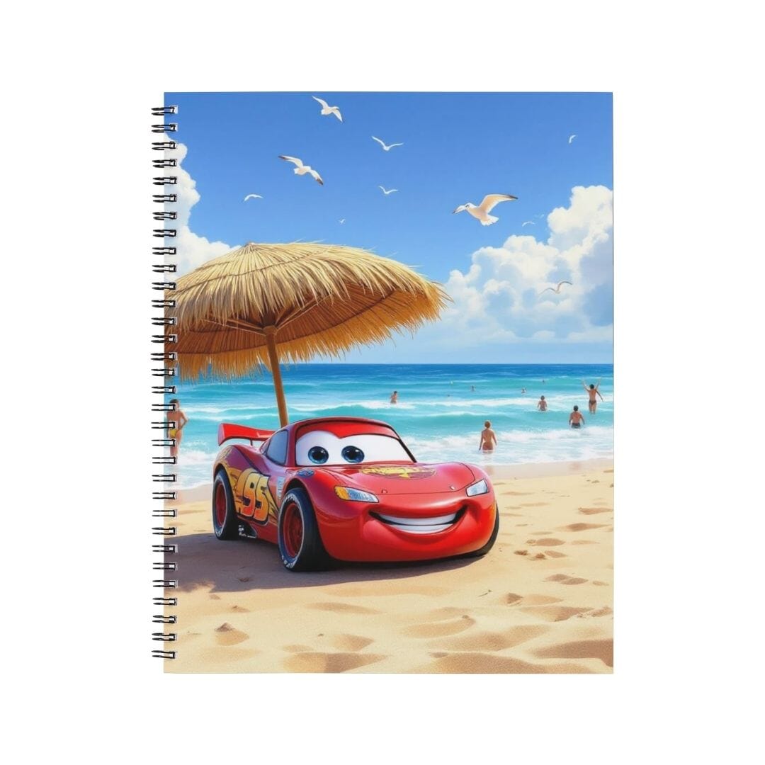 Cars - Personnalisation | Plage Personnalisation Disney Shop | Anylem Beauty Carnet de notes A5