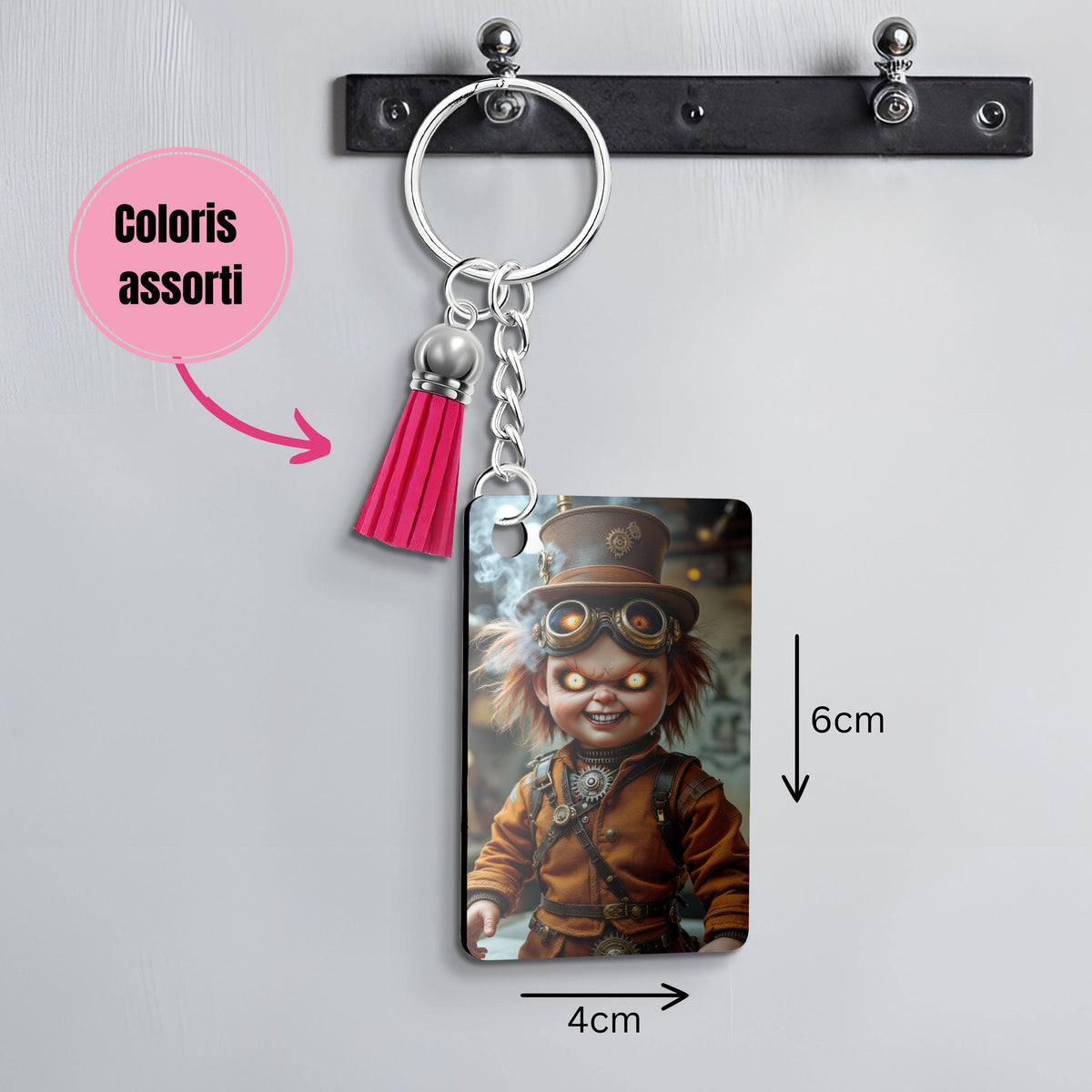 Chucky - Porte Clé | Steampunk Porte-clés Disney Shop | Anylem Beauty