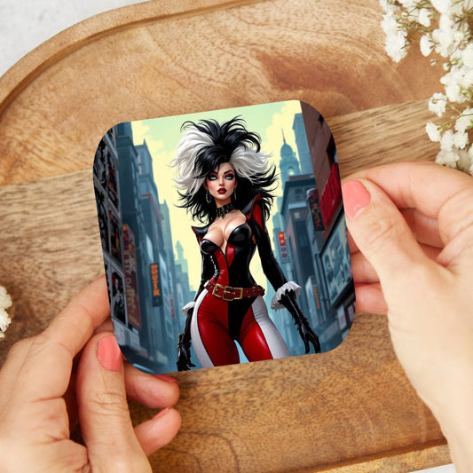 Cruella - Dessous de verre | Rockabilly Dessous de verres Disney Shop | Anylem Beauty