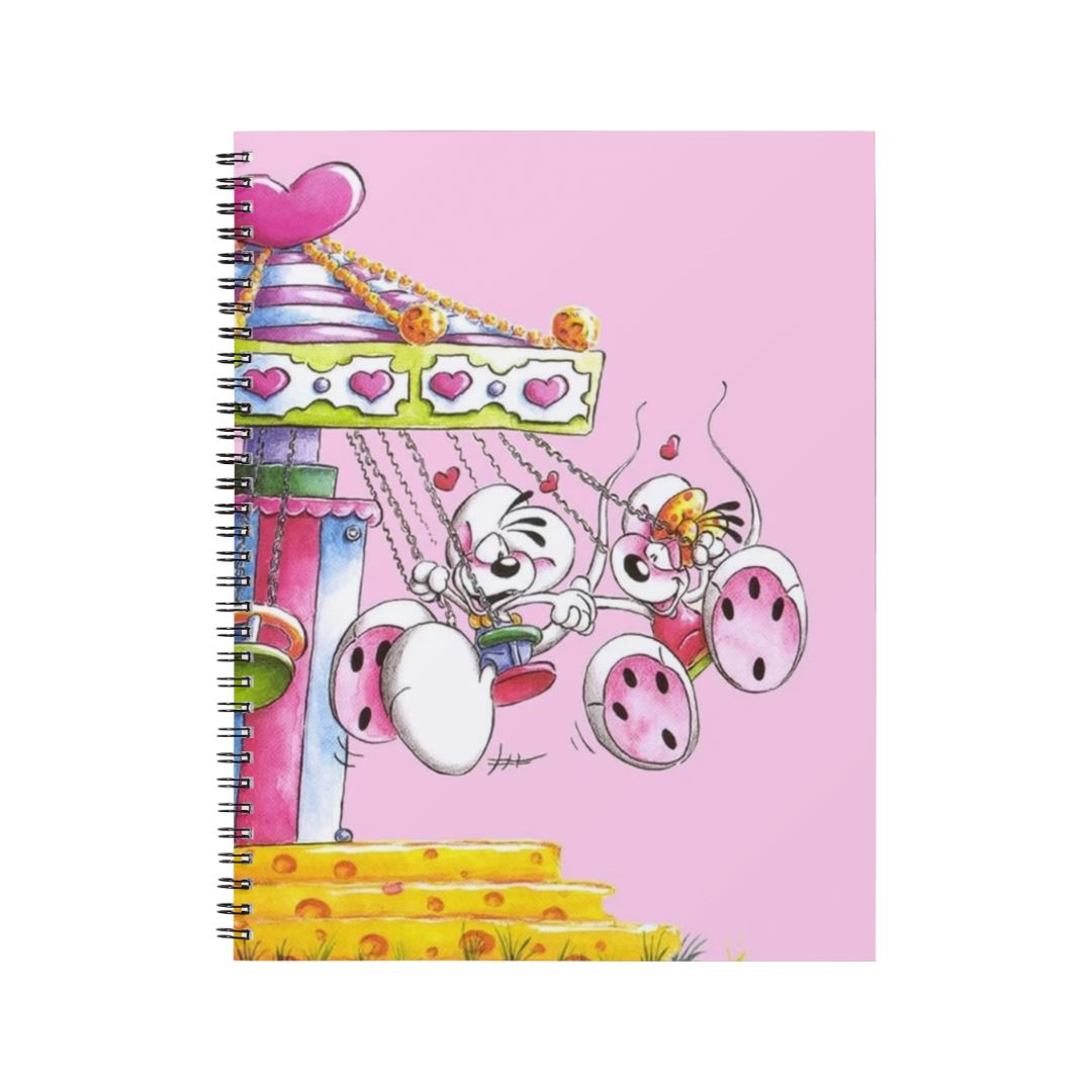 Diddl & Diddlina - Carnet spirale A5 | Balançoire Carnets et bloc-notes Disney Shop | Anylem Beauty