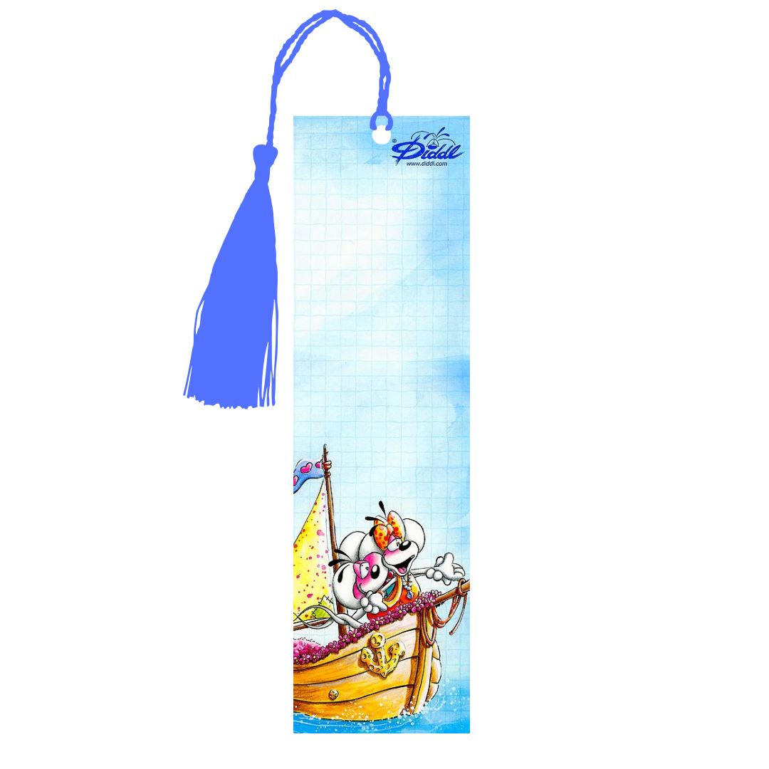 Diddl & Diddlina - Marque-Pages avec prénom | Bateau Marque-page Disney Shop | Anylem Beauty