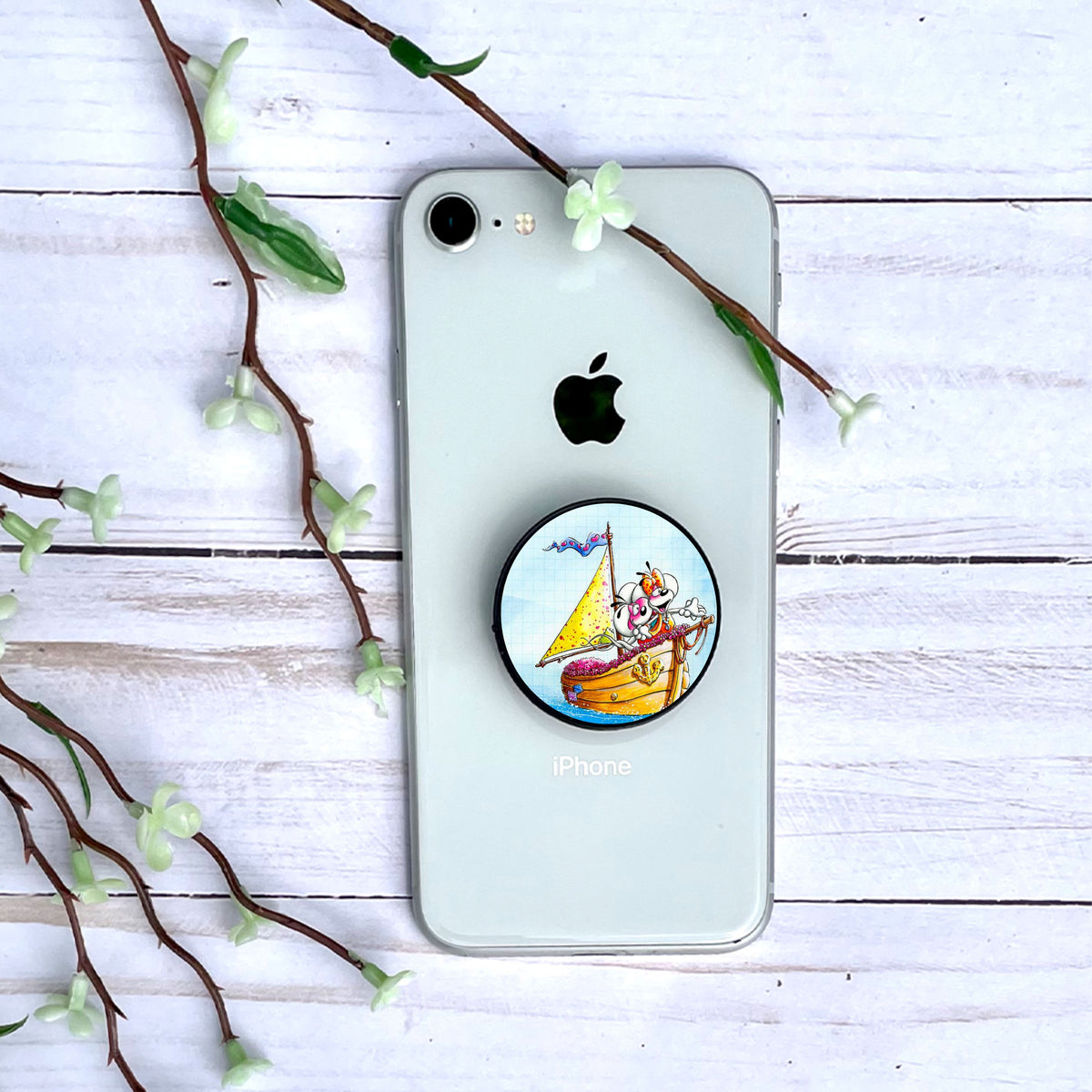 Diddl & Diddlina - Phone Grip | Bateau Phone Grip Disney Shop | Anylem Beauty