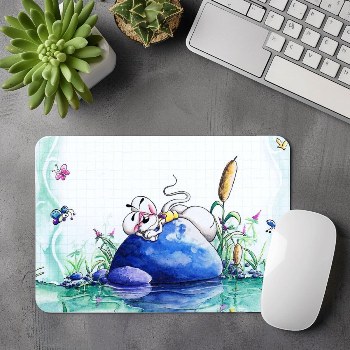 Diddl - Tapis de souris | Rocher Tapis de souris Disney Shop | Anylem Beauty