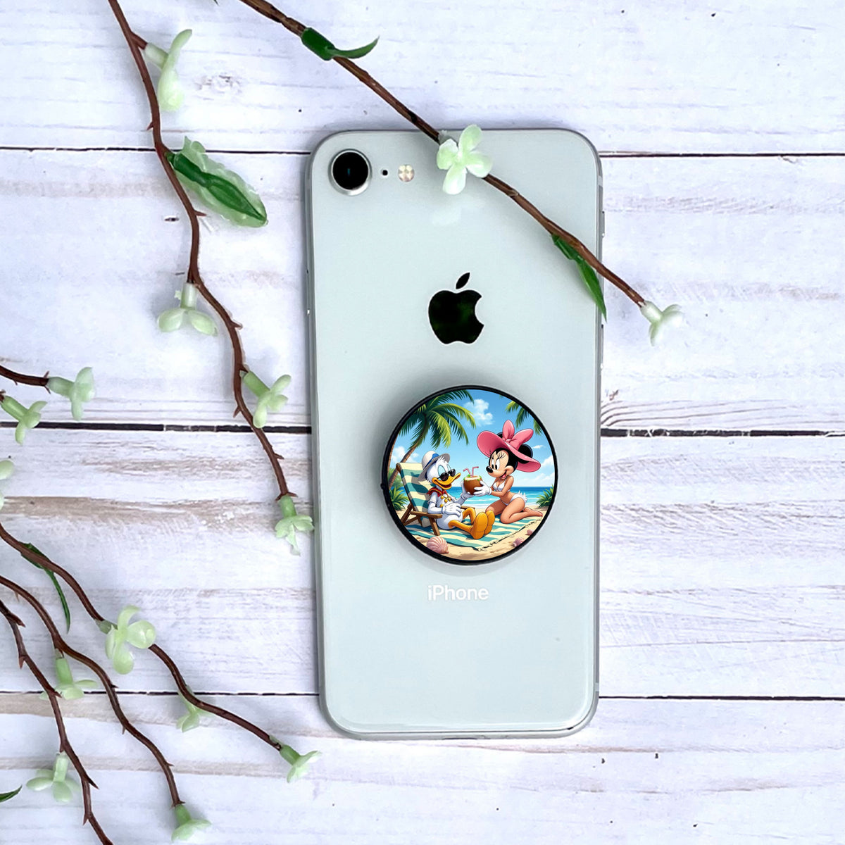 Donald & Minnie - Personnalisation | Plage Personnalisation Disney Shop | Anylem Beauty Phone grip