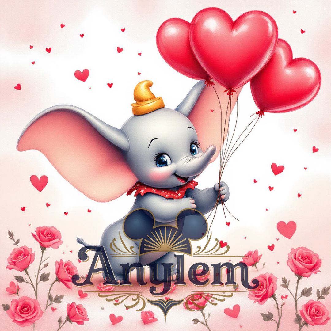 Dumbo - Personnalisation | St Valentin Personnalisation Disney Shop | Anylem Beauty