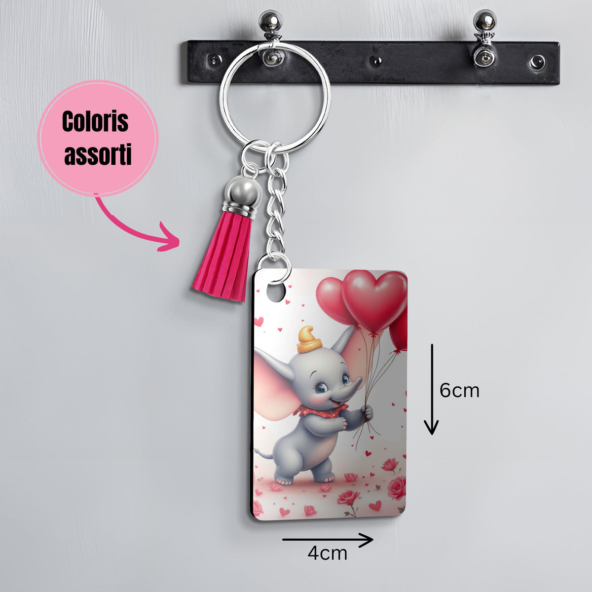 Dumbo - Porte Clé avec prénom | St Valentin Porte-clés Disney Shop | Anylem Beauty