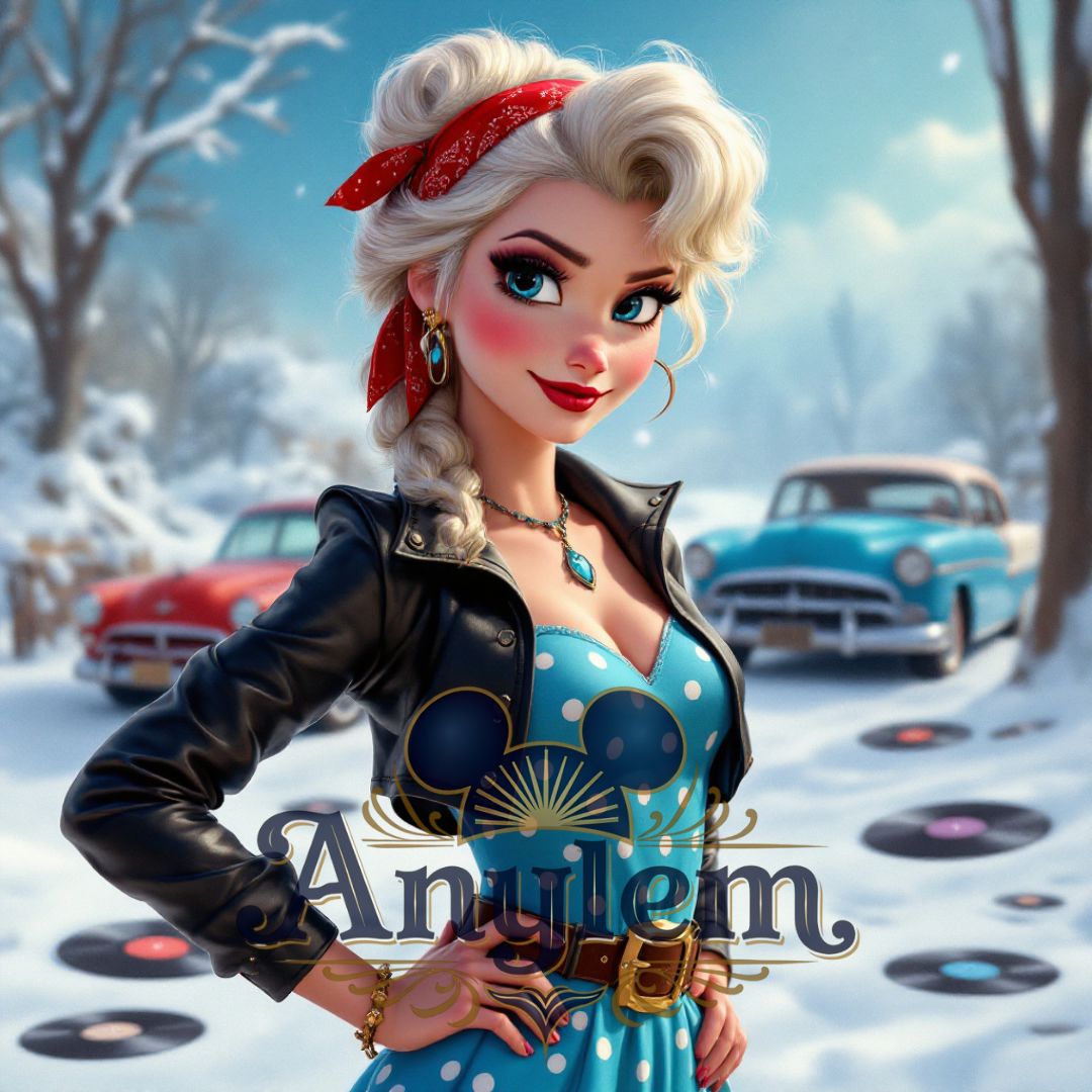 Elsa - Personnalisation | Rockabilly Personnalisation Disney Shop | Anylem Beauty