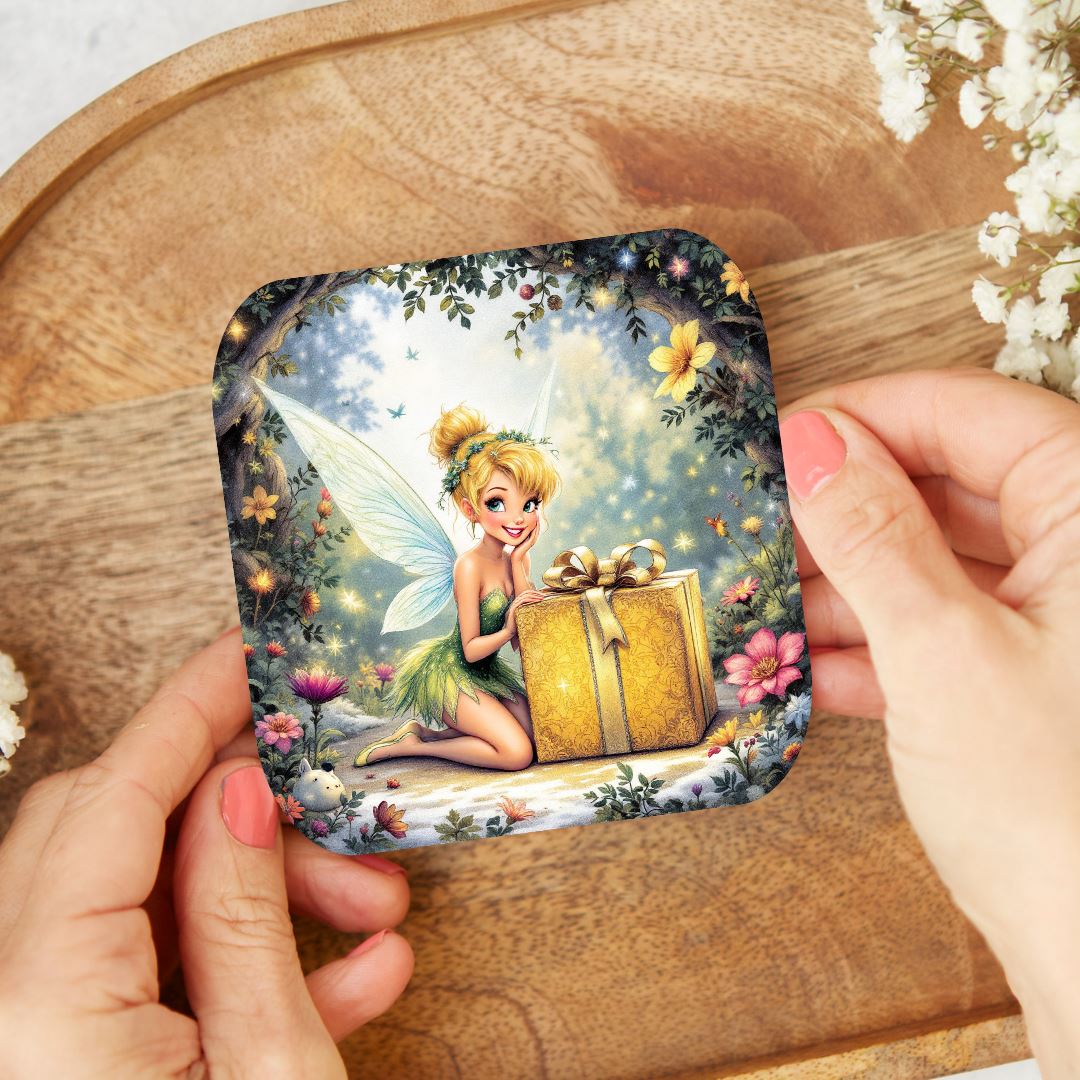 Fée Clochette - Dessous de verre | Cadeau Dessous de verres Disney Shop | Anylem Beauty