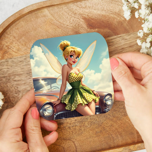 Fée Clochette - Dessous de verre | Rockabilly Dessous de verres Disney Shop | Anylem Beauty