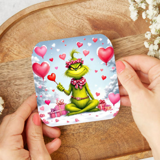 Grinch - Dessous de verre | St Valentin Dessous de verres Disney Shop | Anylem Beauty