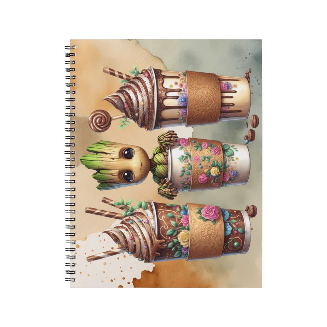Groot - Carnet spirale A5 | Triple Milkshake Carnets et bloc-notes Disney Shop | Anylem Beauty