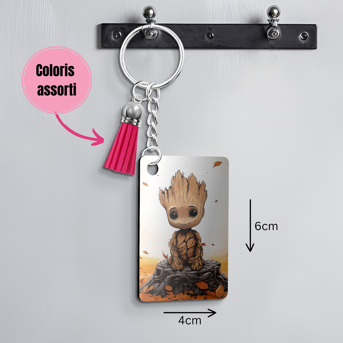 Groot - Porte Clé avec prénom Porte-clés Disney Shop | Anylem Beauty