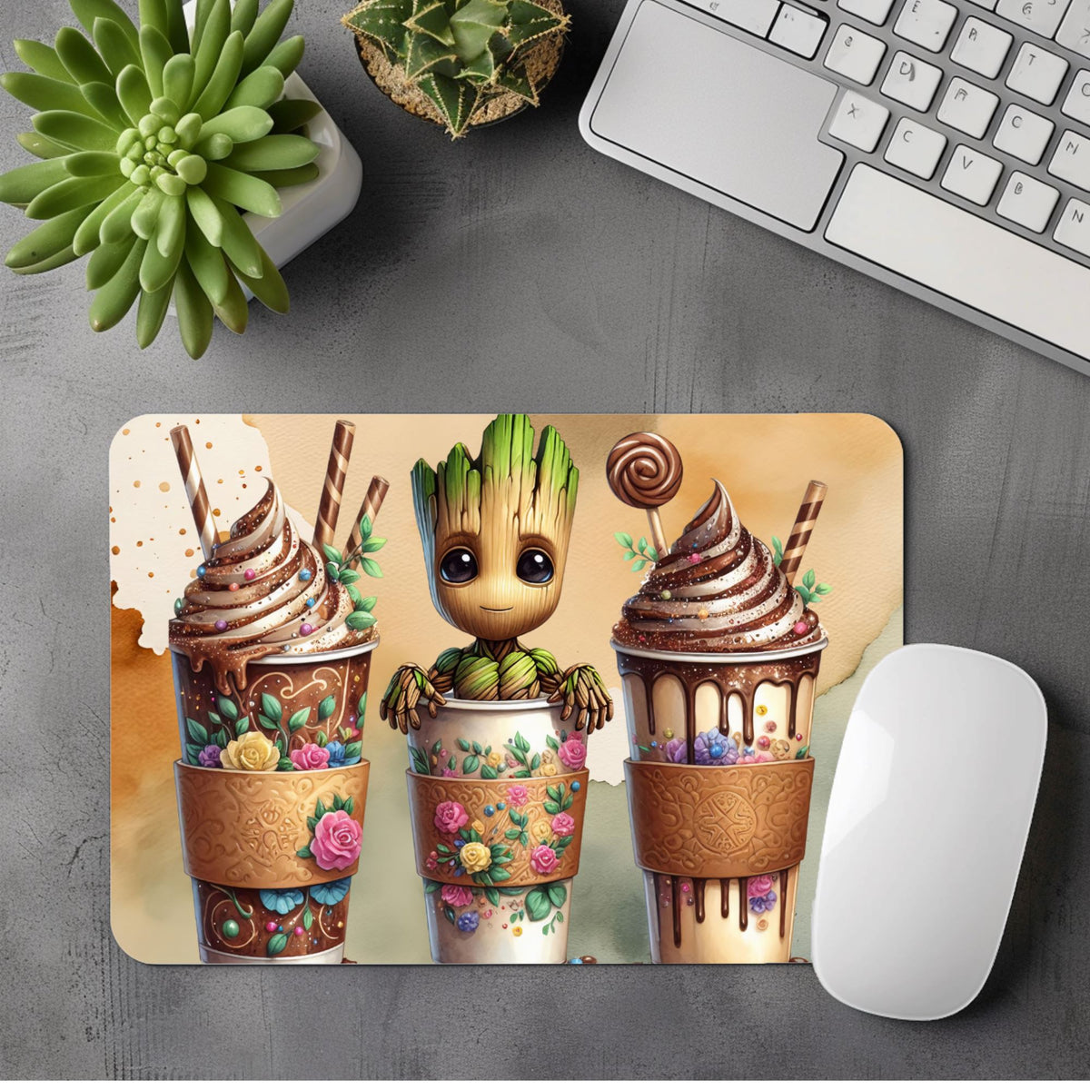 Groot - Tapis de souris | Triple Milkshake Tapis de souris Disney Shop | Anylem Beauty