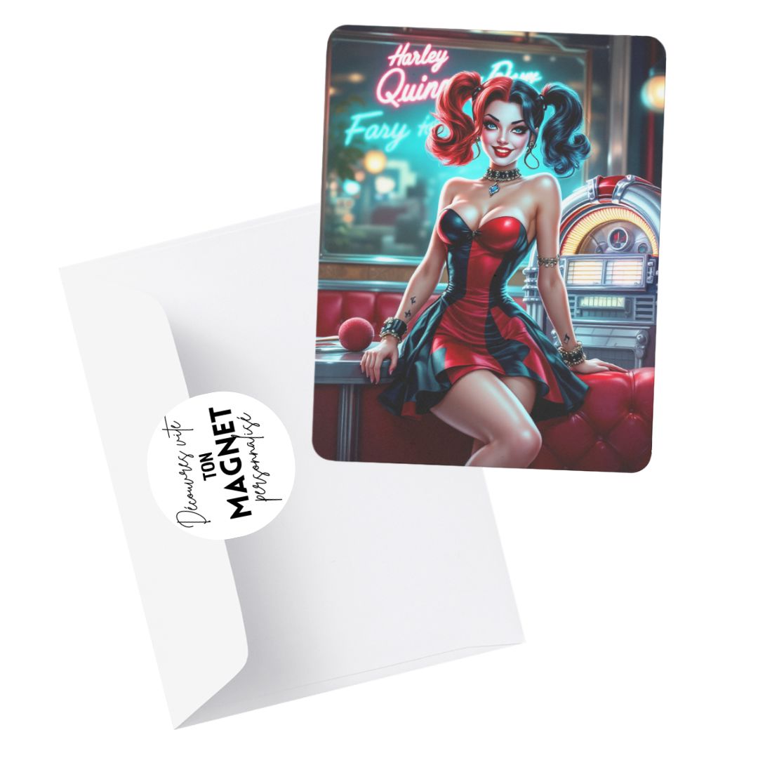 Harley Quinn - Magnet | Rockabilly Magnet Disney Shop | Anylem Beauty