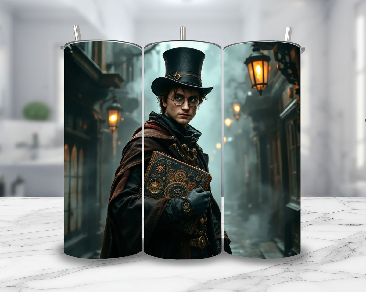 Harry Potter - Thermos en acier inoxydable 600ml | Steampunk Thermos inoxydable Disney Shop | Anylem Beauty