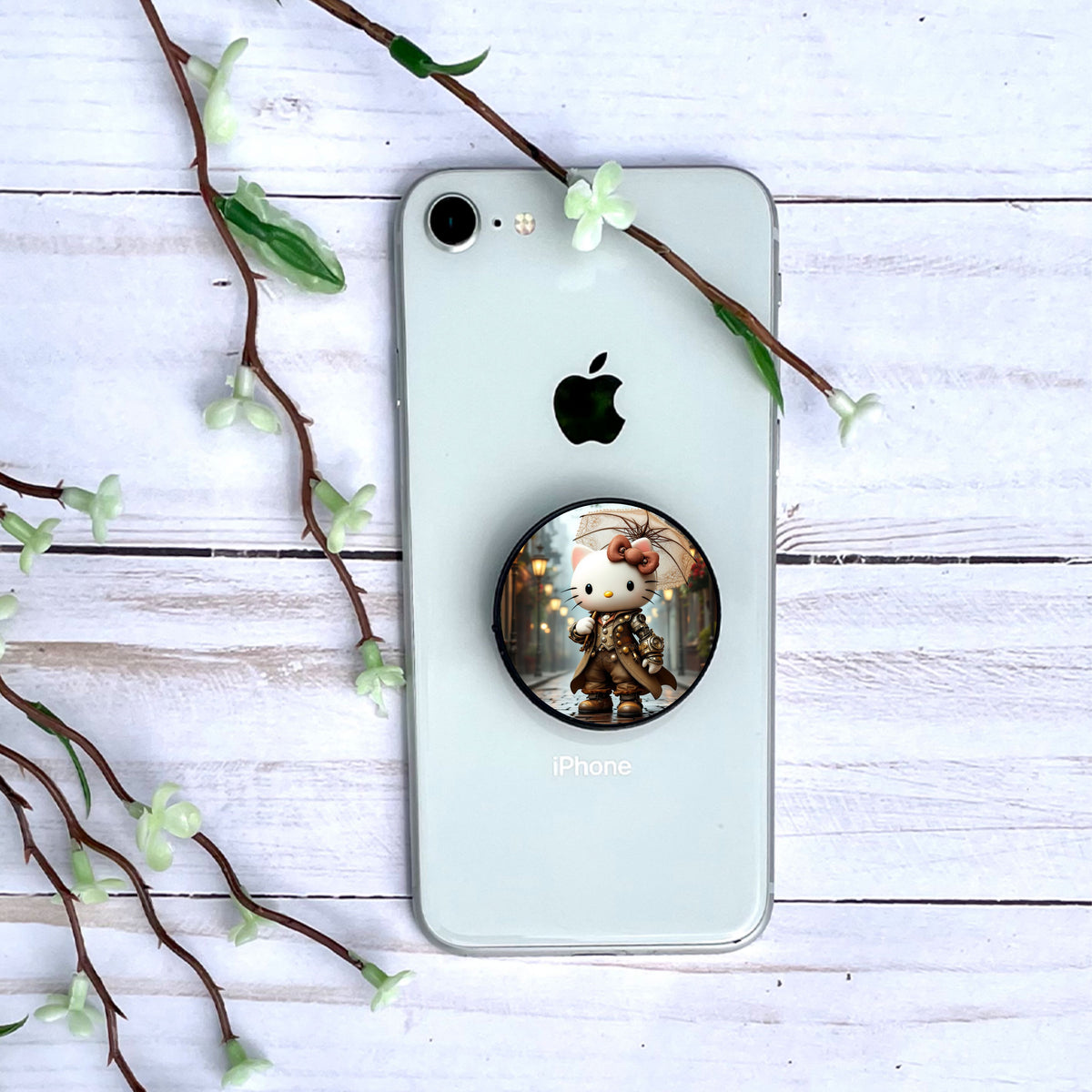 Hello Kitty - Phone Grip | Steampunk Phone Grip Disney Shop | Anylem Beauty