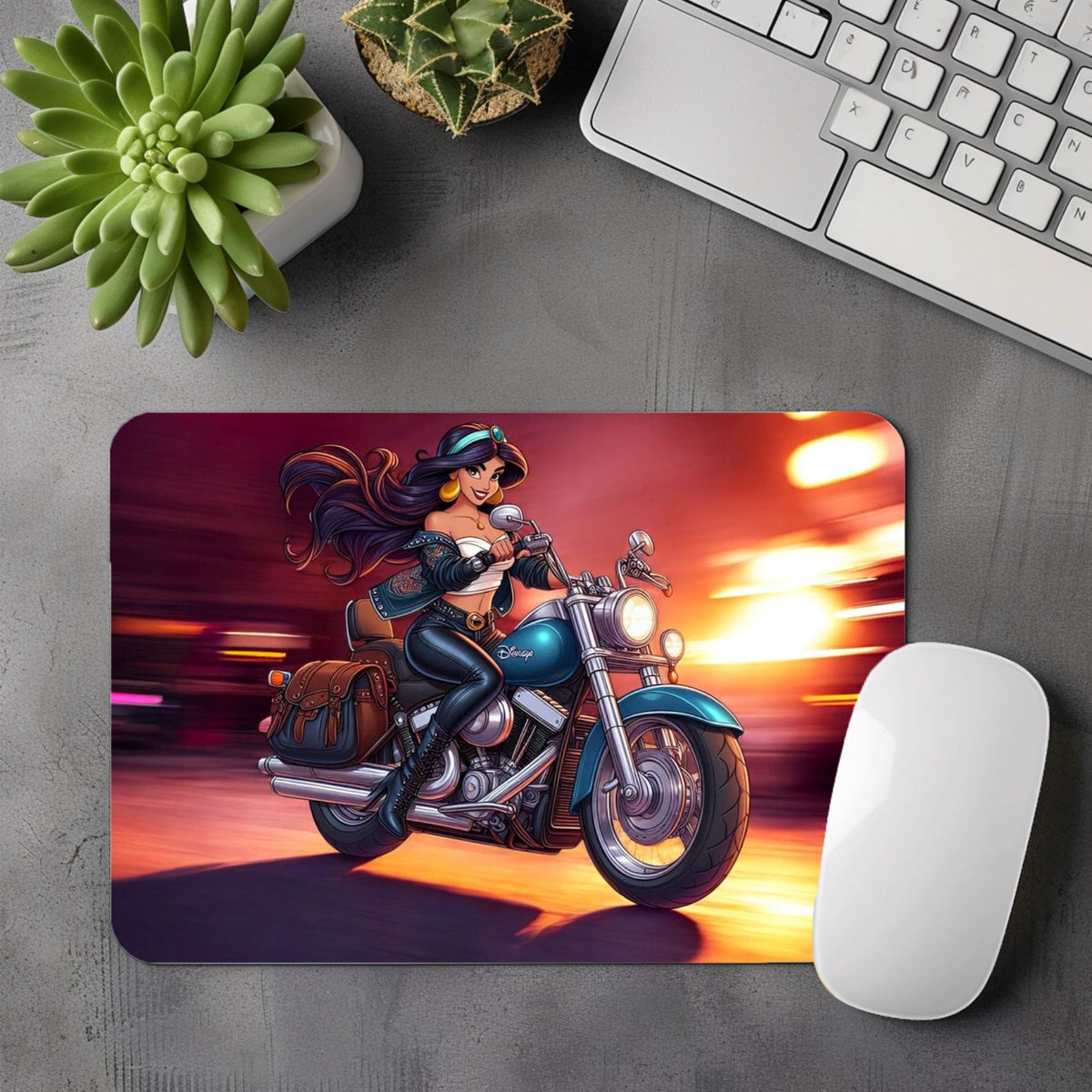 Jasmine - Tapis de souris | Biker Tapis de souris Disney Shop | Anylem Beauty