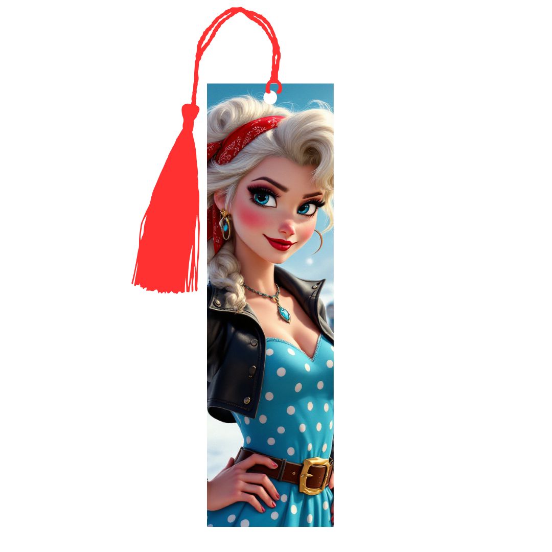 La Reine des Neiges - Marque-Pages avec prénom | Rockabilly Marque-page Disney Shop | Anylem Beauty