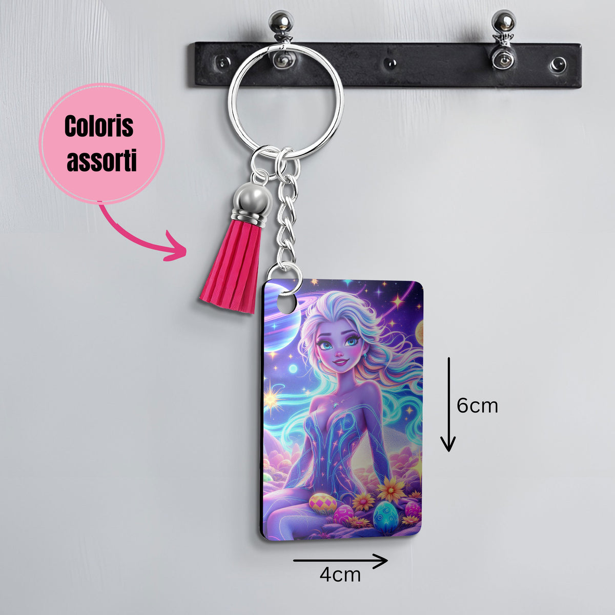 La Reine des Neiges - Porte Clé avec prénom | Pâques Porte-clés Disney Shop | Anylem Beauty