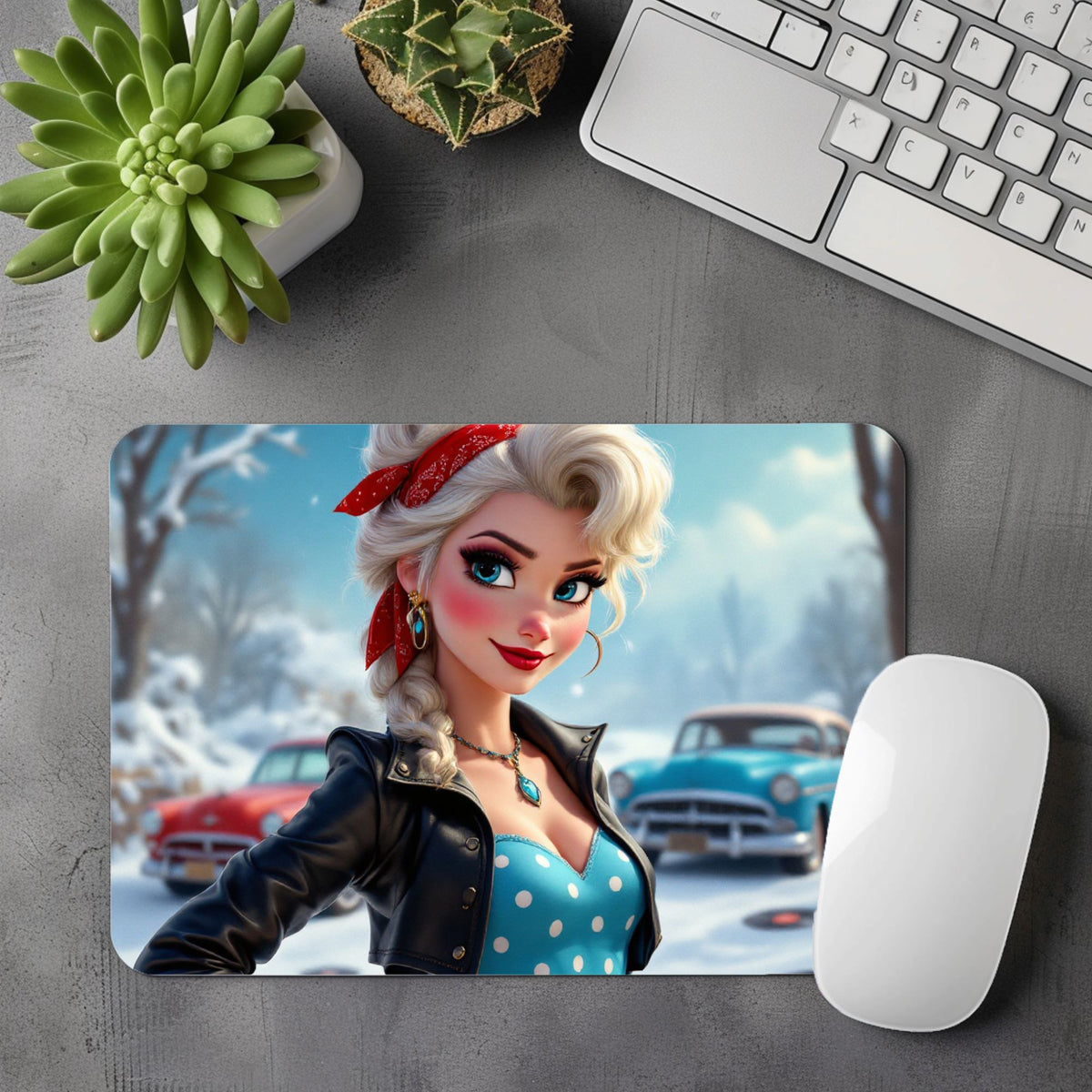 La Reine des Neiges - Tapis de souris | Rockabilly Tapis de souris Disney Shop | Anylem Beauty