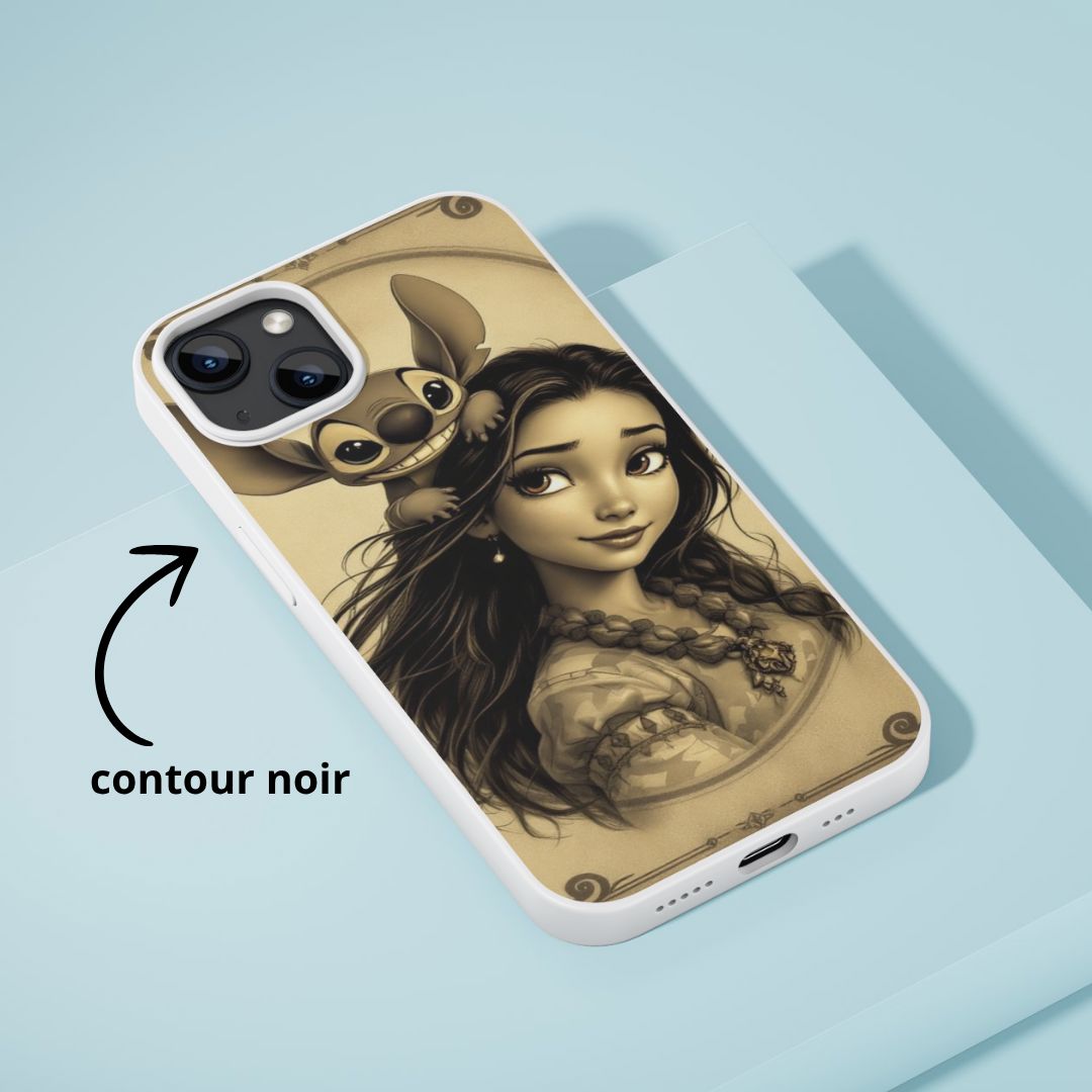 Lilo et Stitch - Personnalisation | Vintage Personnalisation Disney Shop | Anylem Beauty Coque de téléphone