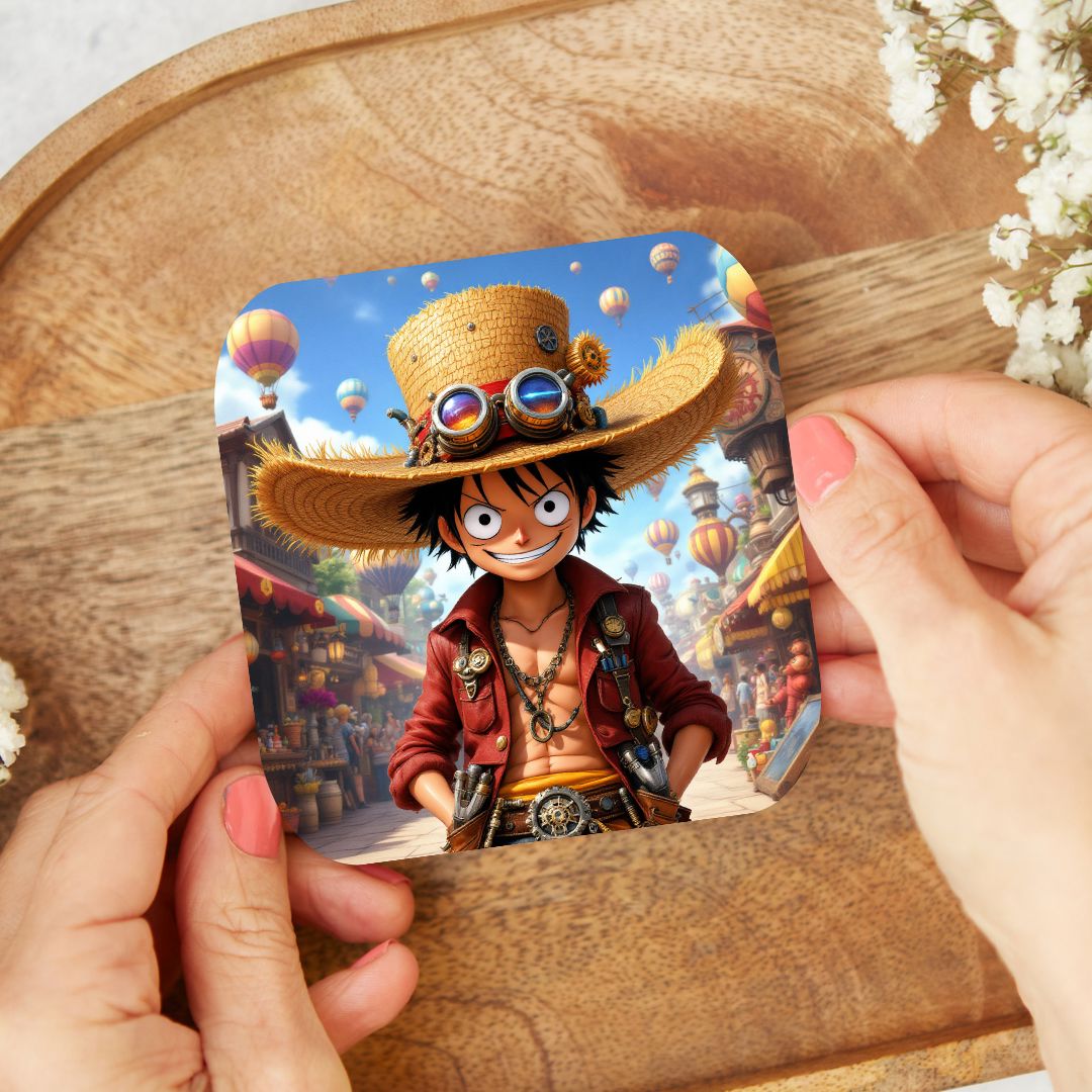 Luffy - Dessous de verre | Steampunk Dessous de verres Disney Shop | Anylem Beauty